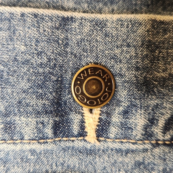 Rare Vintage Women's Custom Decorated Special Order Retro 70's JeanJacket Size S - Picture 6 of 16